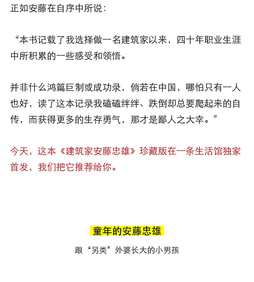 建筑家安藤忠雄珍藏版