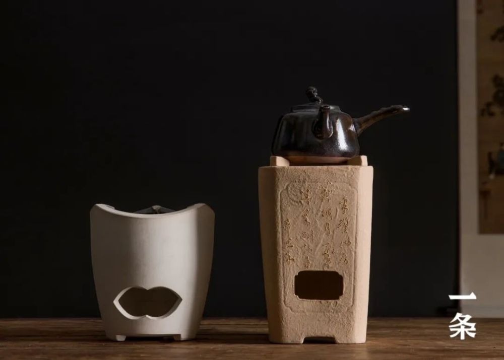 众筹 茶室二宝风炉和砂铫 为水而生的茶器 潮州高岭土制 经火耐用